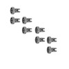 8 X Universal Dishwasher Upper Basket Wheels Compatible With Electrolux,