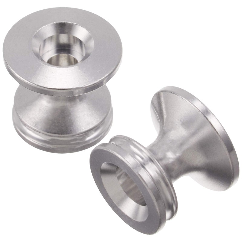 GP418 Double Aluminum Rollers w/Rubber Rings (13-12mm)