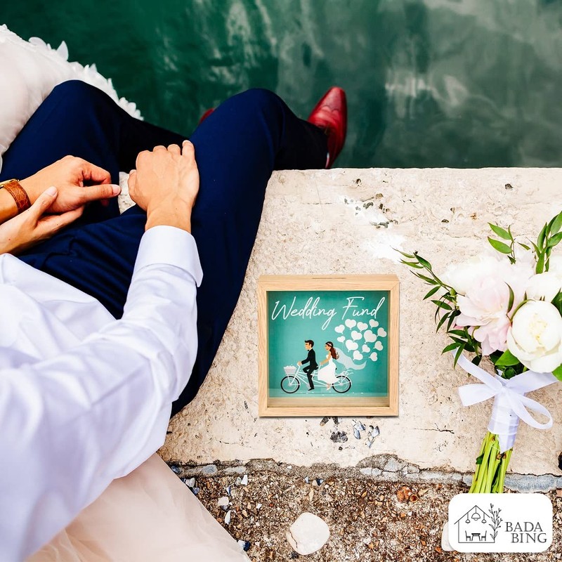 Bada Bing Money Box Wedding Fund Photo Frame Wedding Fund