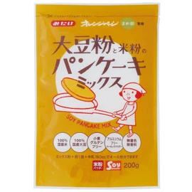 Orange Page Mamebu Supervision Mitake Pancake Mix of Soy Flour and Rice Flour, 7.1 oz (200 g)