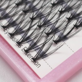 Vayator 8-10-12-14mm Mixed,10-12-14-16mm Mixed,12-14-16-18mm Mixed To Choose 20D 200 Clusters D Curl Professional Makeup False Eyelashes Individual Extensions Cluster Eyelashes Natural Soft Grafting Fake False Eyelashes (8-10-12-14-16mm Mixed)