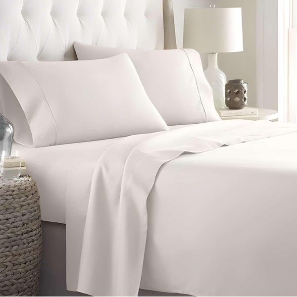 Short Queen Sheet Set - 4 Piece Bed Sheet Set