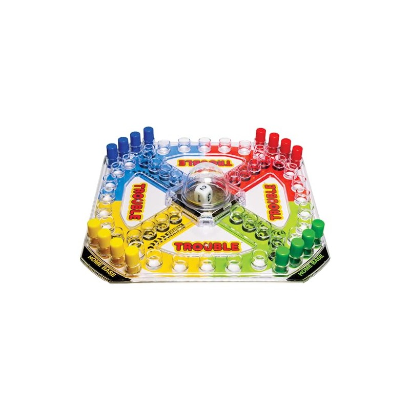 Classic Trouble with Retro Artwork and Pop-o-Matic Popper by Winning