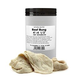 The Sausage Maker - Natural Beef Bung 102-114mm Suasage Casings for Sausage Making (4"-4.5")