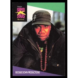 1991 PRO-SET MUSIC SUPER STARS MusiCards Card #113 😍 BOOGIE DOWN PRODUCTIONS 😎