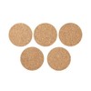 MUJI MDA41A1A Cork Coasters, Approx. Diameter 3.7 inches (9.5 cm),