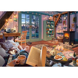 Schmidt Spiele 59655 In the Holiday House, 1000 Pieces Secret Puzzle