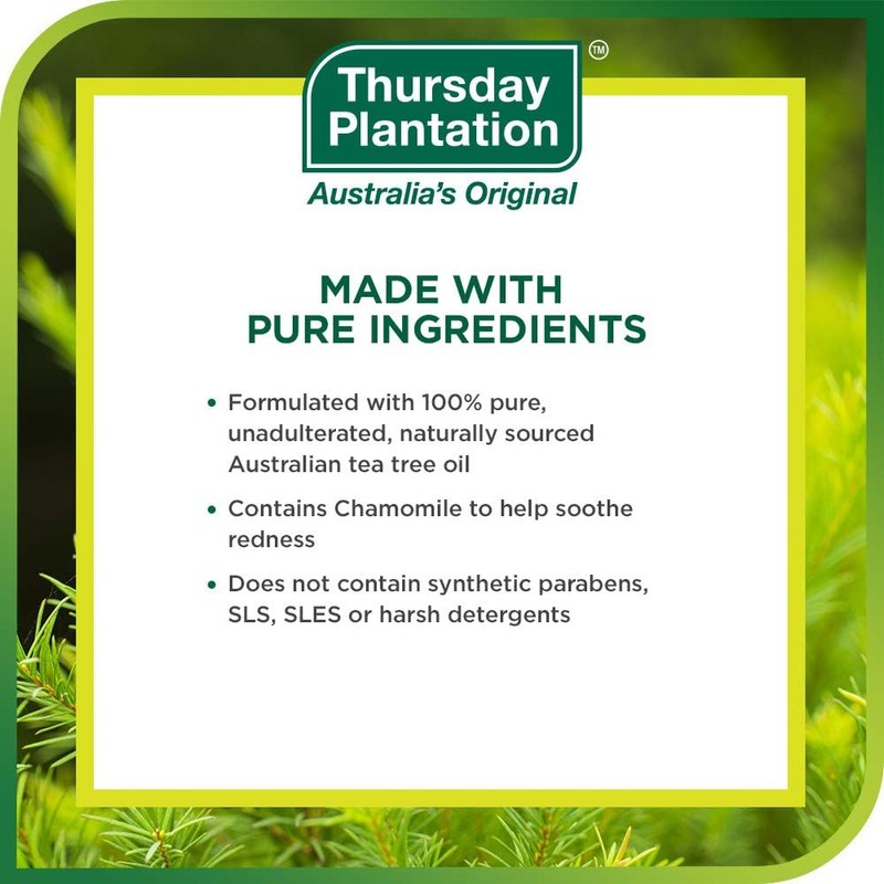 Jueves Plantación Árbol de té de espuma de lavado facial