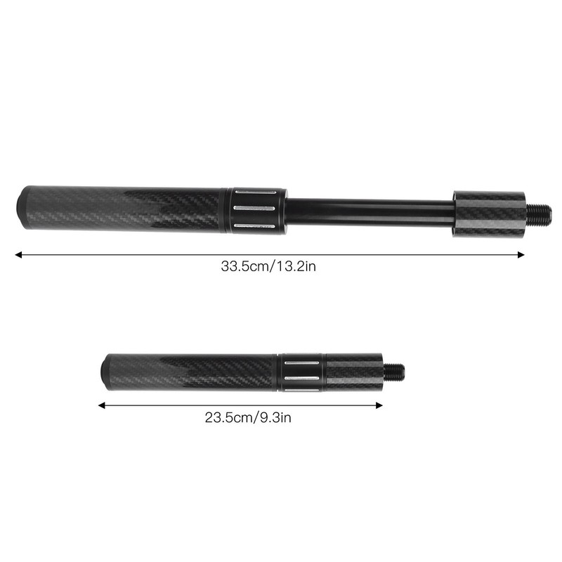 Adjustable Extender Billiard Telescopic Pool Cue Extension Accessory Parts Carbon