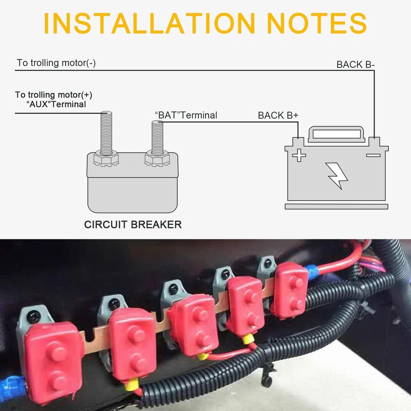 GLOSO E511 Stud Type Circuit Breakers, Auto Reset (T1), No
