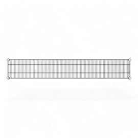 Black Wire Shelf. Heavy-Duty Adjustable Storage Rack, Commercial-Grade Shelving Unit for Kitchen, Garage, or Warehouse, Open Wire Design for Airflow, Durable and Versatile Organizer (1, 12" W x 60" L)