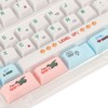 PBT Keyboard Keycaps 130 Keys Dye Sublimation Ergonomic Rich Colors