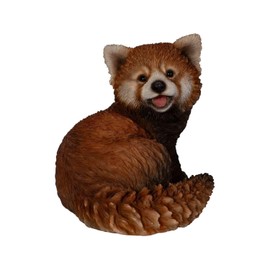 Uvia Turning Red Panda 16.5x13x14cm Doll Figurine Figurine Animal Garden Decoration Red Panda H23293