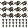 Door Catches,12pcs Double Roller Cupboard Door Latch Hardwarewith Screws for