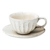 Soho Kiln Coffee Cup, Konobiki, Iron Color, Cup and Saucer,