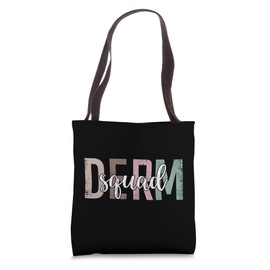 Vintage Derm Squad Dermatology Nurse Cosmetic Dermatologist Tote Bag