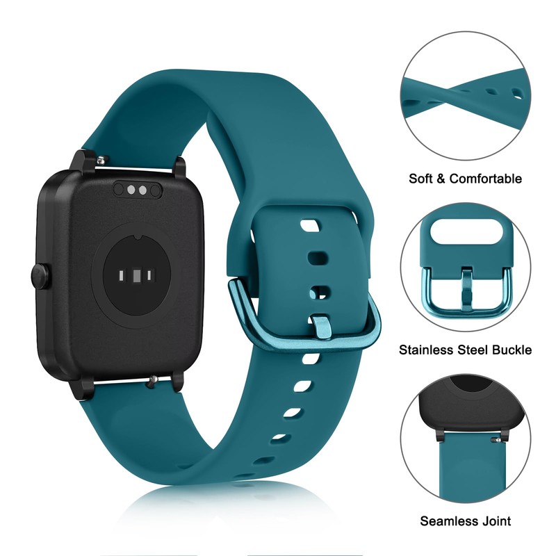 Vancle Silicone Band Compatible for Veryfitpro ID205, ID205L, ID205U, ID205S,