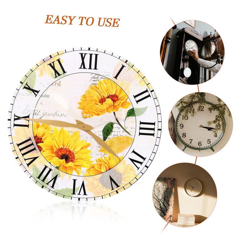 TEHAUX 1 Set DIY Clock Movement Kit with Hands for