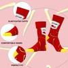 WeciBor Men's Funny Crazy Cotton Dress Socks 12 Pack Novelty