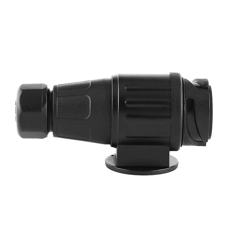 Qiilu 12V 13-Pin Electric Trailer Plug Plastic Trailer Adapter Round