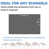 Waterproof Awning, Rectangle, Premium Polyester, Many Lengths and Widths Available,