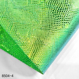 30cmx135cm Roll Holographic Lizard Pattern Faux Leather Leatherette Fabric Synthetic Leather for  Making Bag Shoes CraftsColor: XHT-8504-4