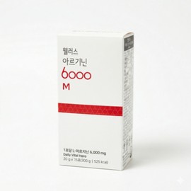 Wellers Arginine 6000 M 20g x 15 packets, 1 box / 웰러스 아르기닌 6000 M 20g x 15포, 1박스