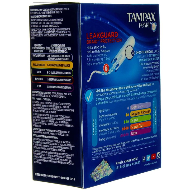 Tampons with Plastic Applicators Unscented Regular