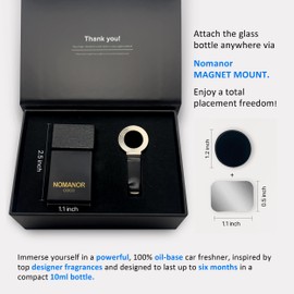 Car Air Freshener Coco Fragrance Inspired - Long Lasting Car's Diffuser Up To 6 Months- Magnet And Clip Attachment - Perfume For Your Car, Home And Office