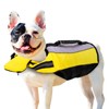 Dog Life Jackets with Handle Reflective Stripes Adjustable Fit Foldable
