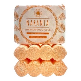 FAIPSY VIBRA NATURAL Limpiador Multiusos Antibacterial Naranja en Pastilla Kit 3 piezas