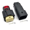 Molex 8 Pin Wire Connector, for Harley BLACK Waterproof, Sealed