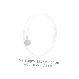 HOMOBABE 2 piezas Accesorio para Lactancia Tubo Flexible Anti-reflujo para Bibern Suplemento para Bebs Compatible con Alimentacin Materna Dispensador 