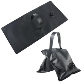 Neyorika Water Bag, Outdoor Water Bag, Weight, Freestanding, Fall Prevention, Weight, Outdoor Tent, Emergency Use, Foldable, Portable, Black, Up to 17.7 lbs (8 kg), 2 Packs