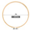 OctBird 10PCS Round Wood Embroidery Hoops 8 Inch Large Embroidery