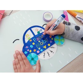 Edding fibre marker felt pens e-14 funtastics, red, approx. 3 mm