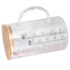 Glass Measuring Cup V Shaped Nozzle Clear Scale Comfortable Grip