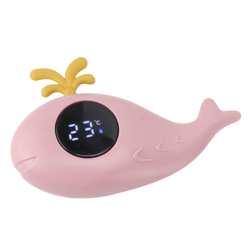 Baby Bath Thermometer Digital Cartoon Cute Whale Thermometer Multi Functional