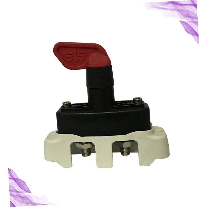 PACKOVE Battery Kill Switch for Car Black Flame-resistant Heat-resistant Sturdy