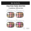 Paleta Para Rostro Bissu / Iluminador - Rubor - Bronceador