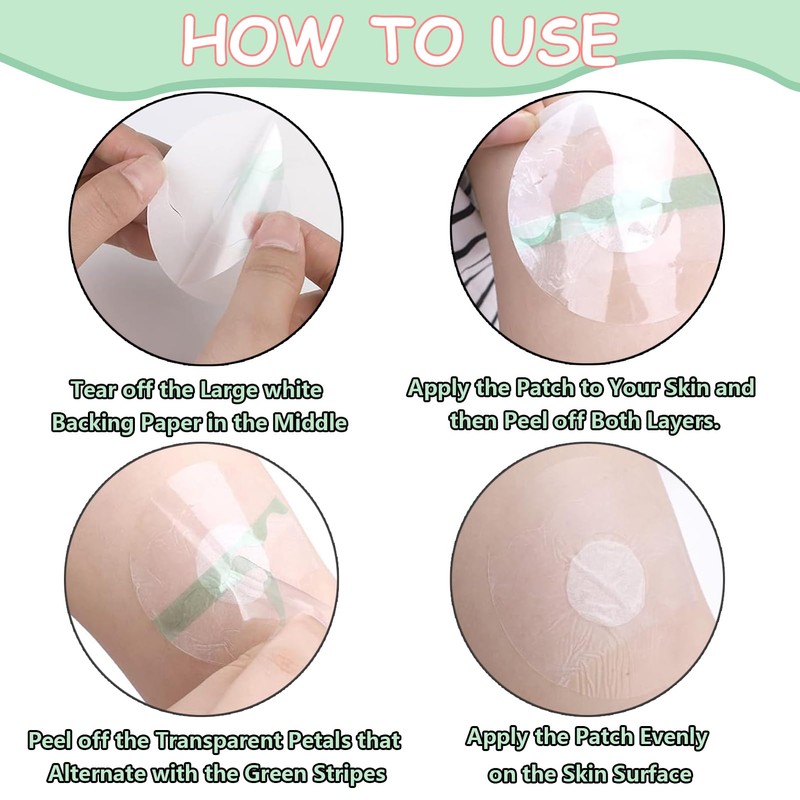 50-Pack Sensor Covers Compatible with Freestyle Libre 1/2/3, Non-Glue Durable