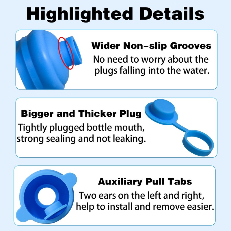 U-Goforst [6 PCS] 3 & 5 Gallon Water Jug Cap