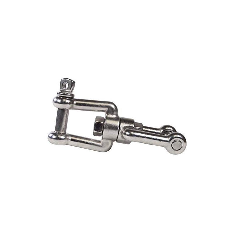 MarineNow Jaw - Jaw Swivel Anchor Connector 316 Stainless Steel