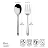 Towle Living 42-Piece Silverware Set, Service for 8, Wave Flatware