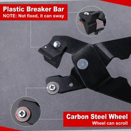 LEONTOOL Mosaic Nippers Tile Cutter Tool Heavy Duty Tile Nippers with Strong Plastic Breaker Bar Scoring Wheel for Cutting Porcelain Ceramic Mirror Professional Glass Cutters Score Tile Tool