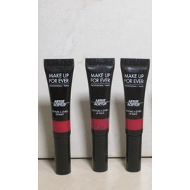 MAKE UP FOR EVER ARTIST ACRYLIP LIP PAINT #400 0.23 OZ ~ 3 PC LOT ~ NWOB