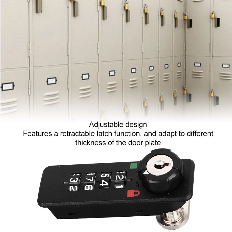 Drawer Combination Lock Flexible Adjustable Key Opening File Cabinet Password