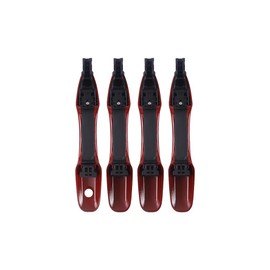 HUYILUN0104 1 Lot Red Painted Exterior Door Handle Outside Compatible with 2019-2023 Toyota Camry 2019-2023 Corolla 2020-2023 Avalon