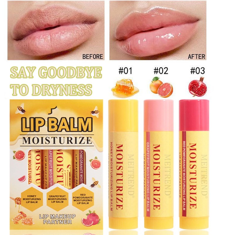 Lip Balm Gift Set Lip Moisturizer Reduce Lip Lines Deep