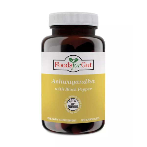 Foods For Gut Organic Ashwagandha | 1300 mg | 120